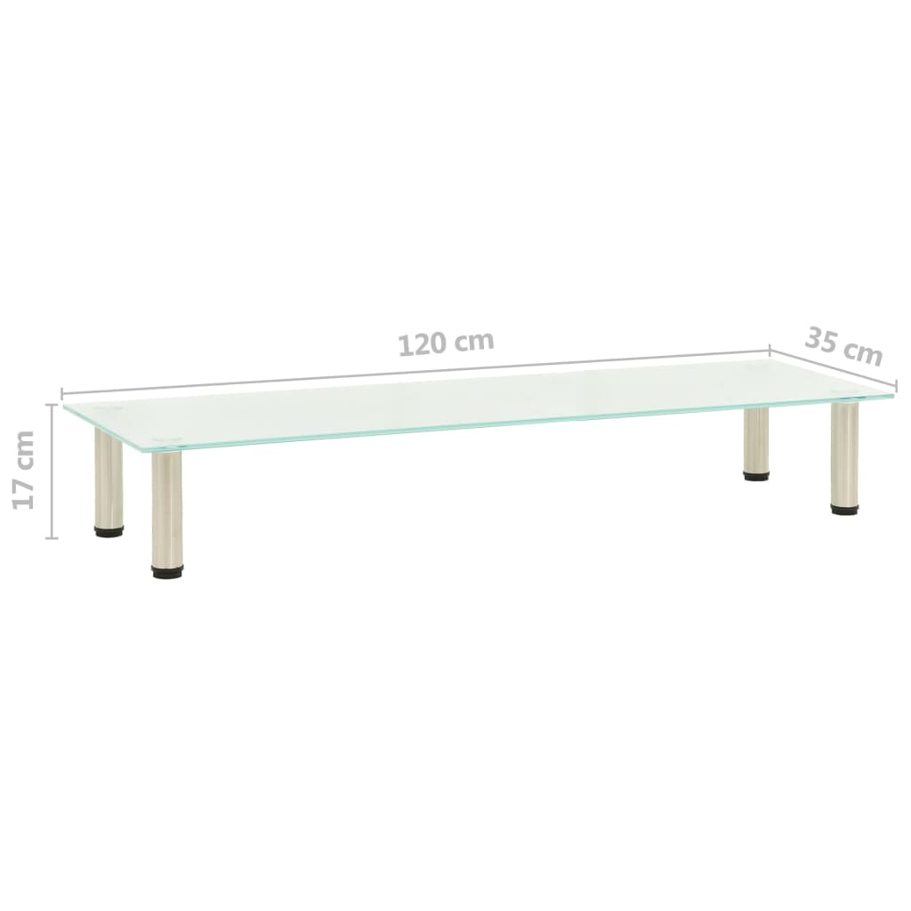 TV-taso himmeä 120x35x17 cm karkaistu lasi - Sisustajankoti.fi