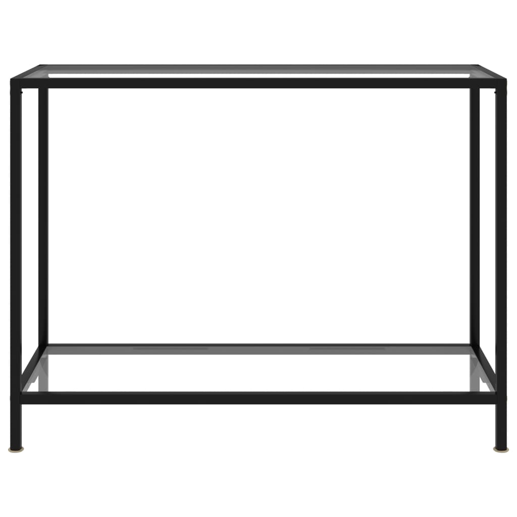 Konsolipöytä läpinäkyvä 100x35x75 cm karkaistu lasi - Sisustajankoti.fi