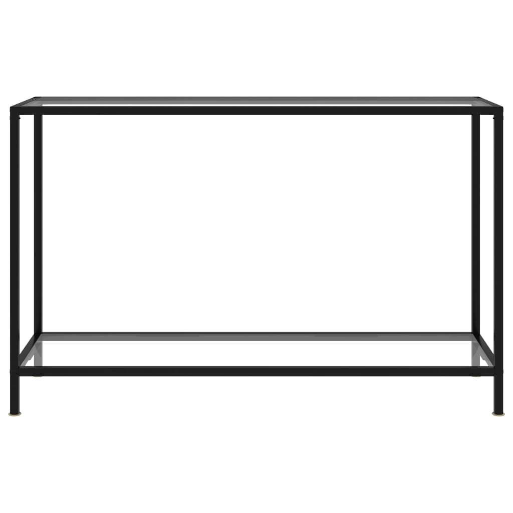 Konsolipöytä läpinäkyvä 120x35x75 cm karkaistu lasi - Sisustajankoti.fi