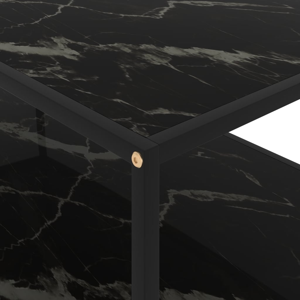 Sohvapöytä musta 120x60x35 cm karkaistu lasi - Sisustajankoti.fi