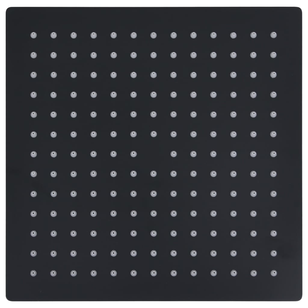 Sade suihkupää ruostumaton teräs 30x0 cm neliö musta - Sisustajankoti.fi