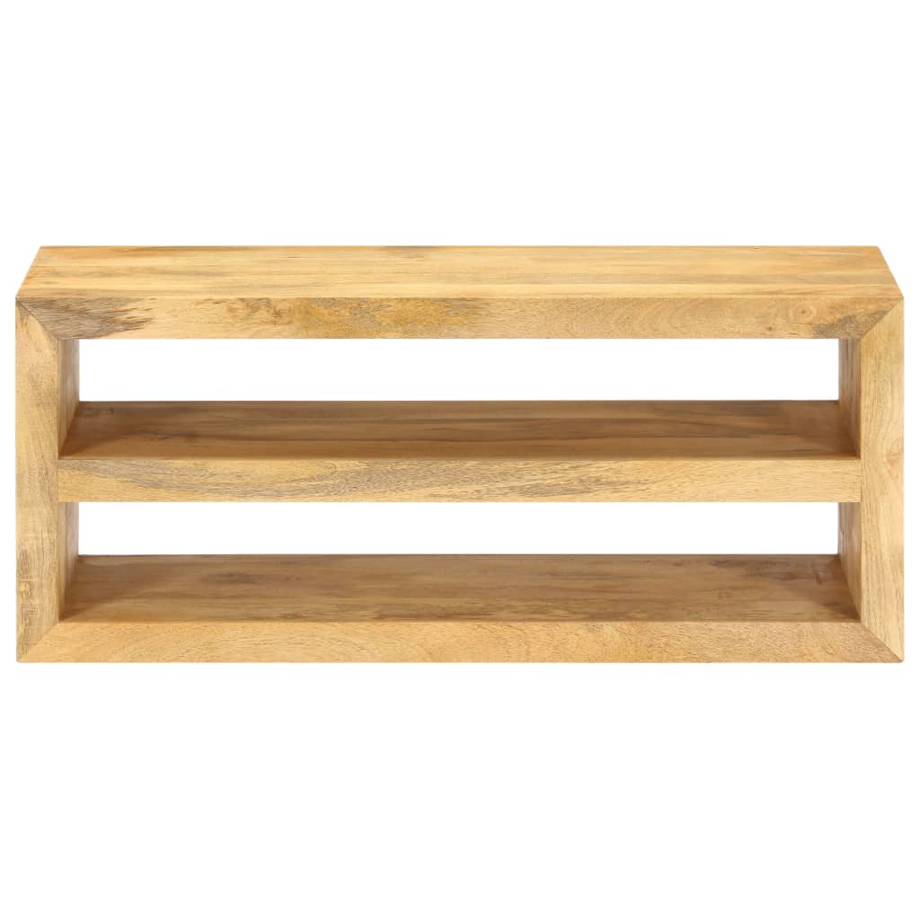 TV-taso 107x35x45 cm täysi mangopuu - Sisustajankoti.fi
