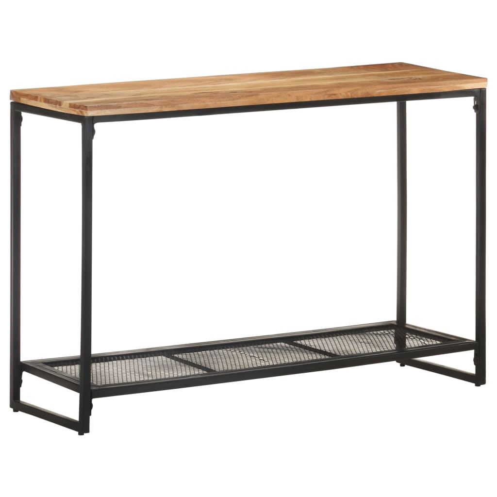 Konsolipöytä 110x35x75 cm täysi akaasiapuu - Sisustajankoti.fi