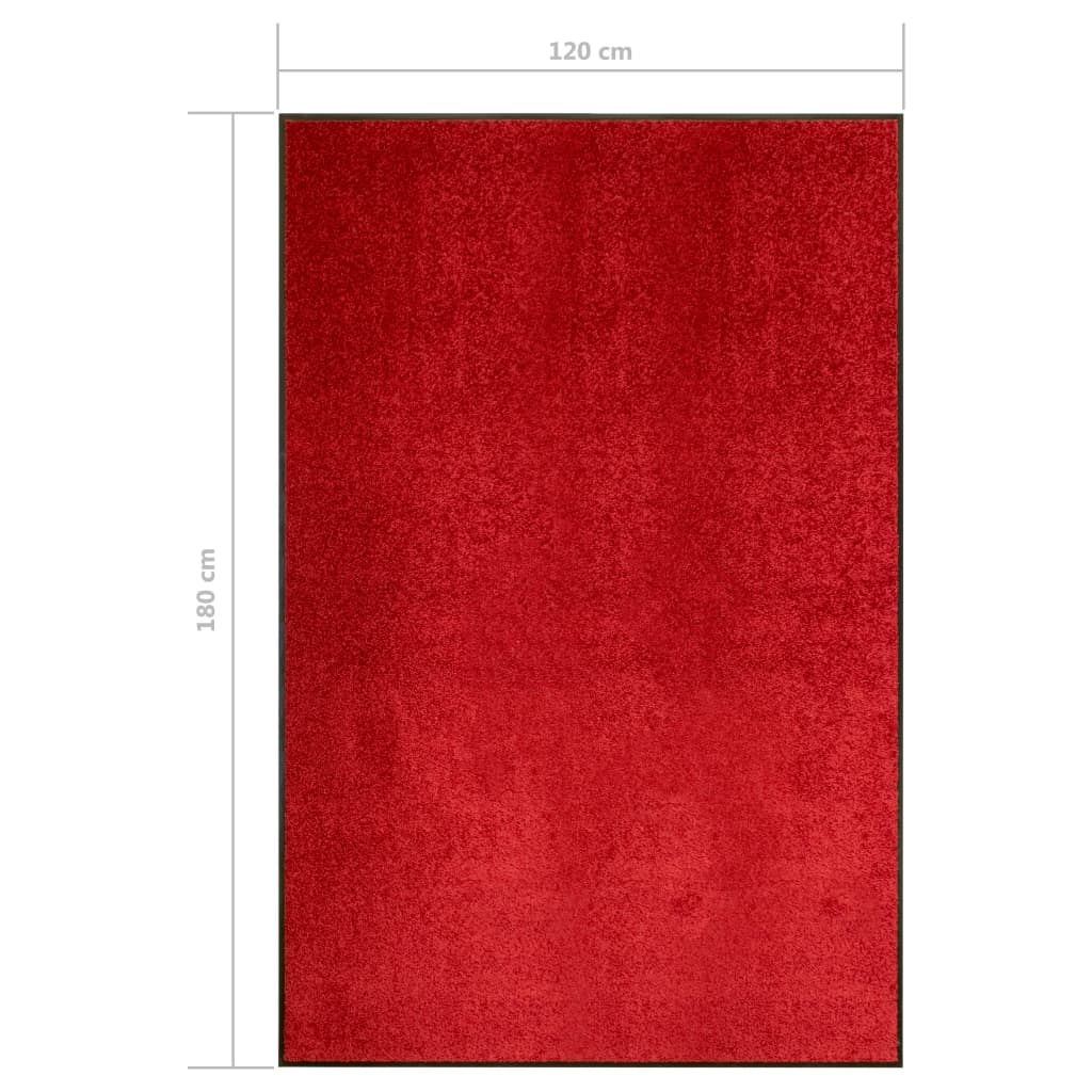 Ovimatto pestävä punainen 120x180 cm - Sisustajankoti.fi