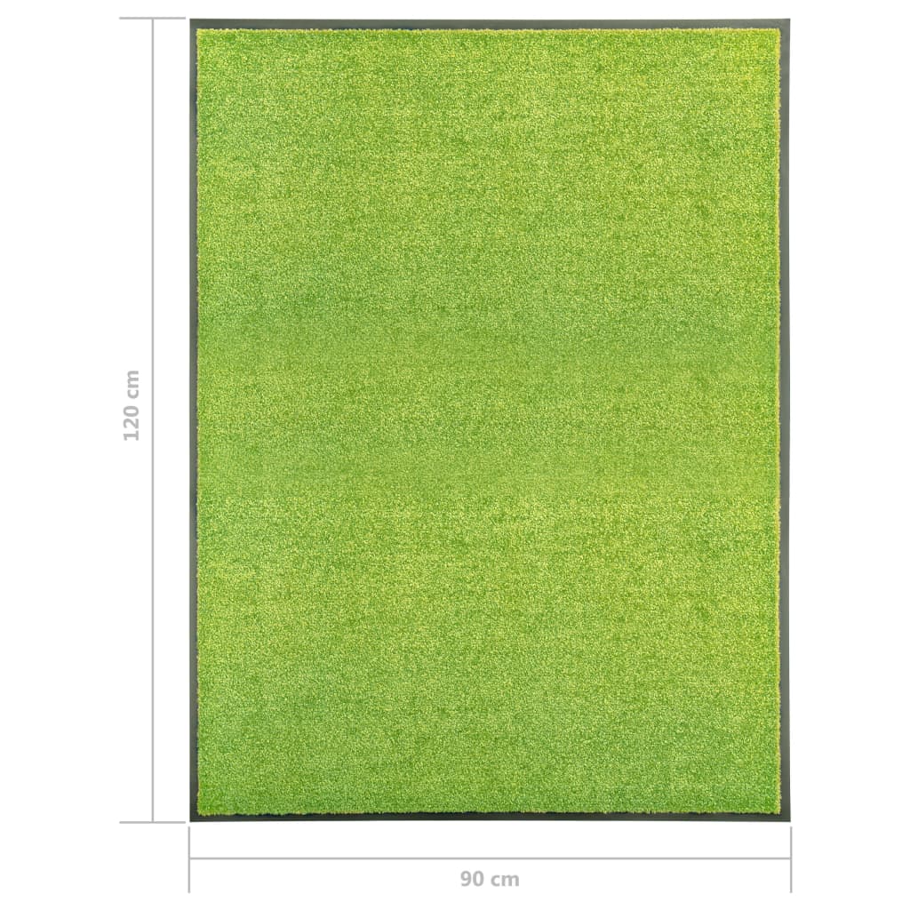 Ovimatto pestävä vihreä 90x120 cm - Sisustajankoti.fi