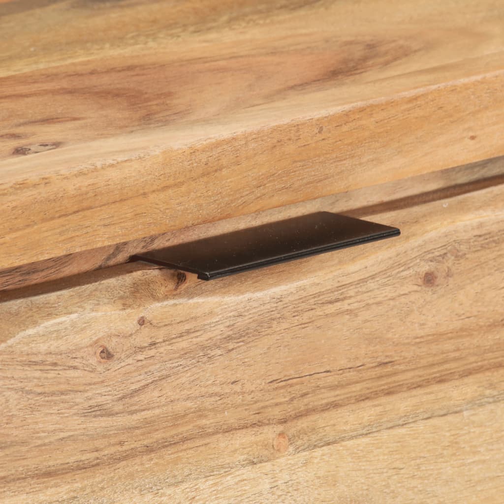 Konsolipöytä 100x35x76 cm täysi akaasiapuu elävillä reunoilla - Sisustajankoti.fi