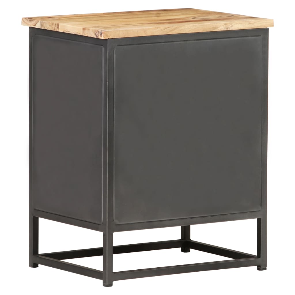 Yöpöytä 40x30x50 cm täysi akaasiapuu - Sisustajankoti.fi