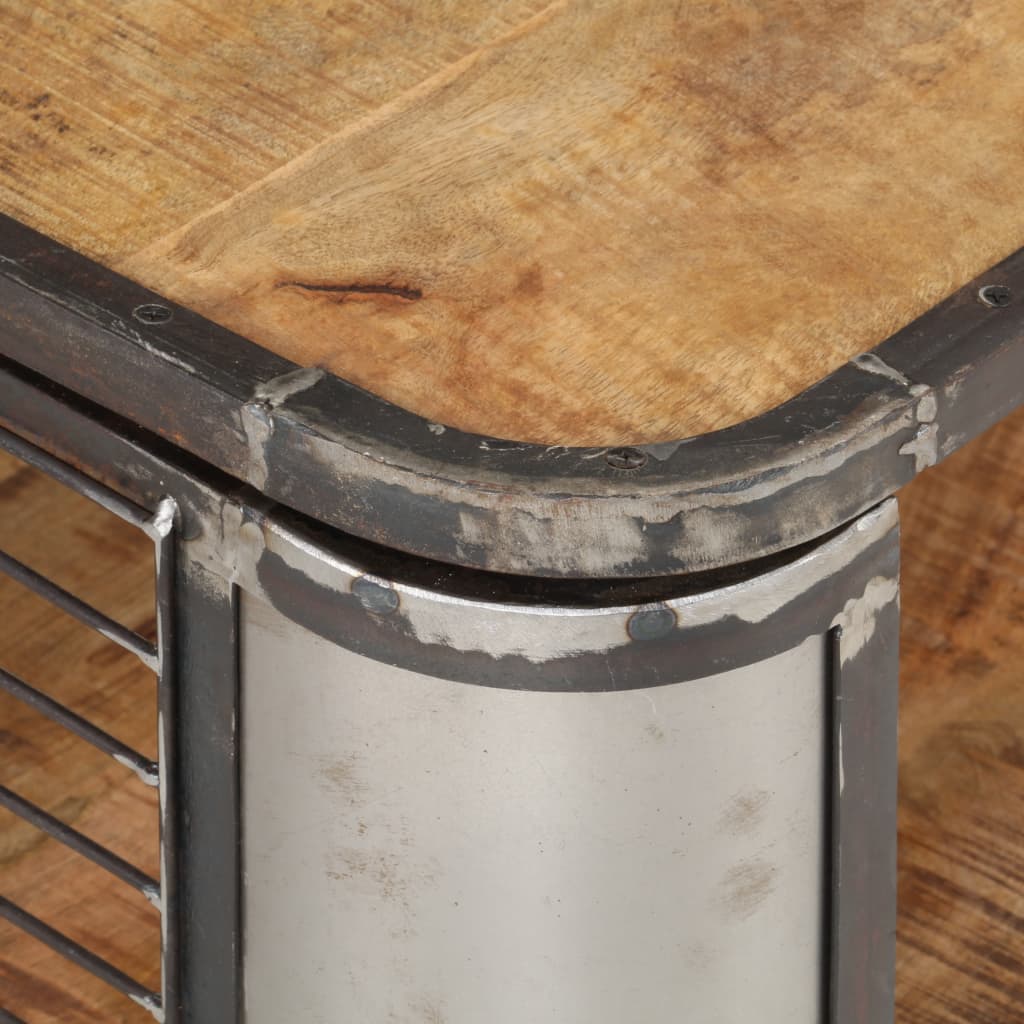 Sohvapöytä 100x50x35 cm täysi mangopuu - Sisustajankoti.fi