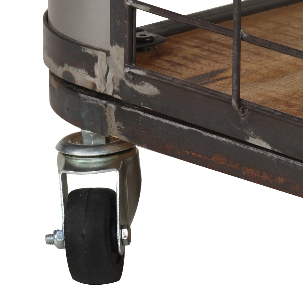 Sohvapöytä 100x50x35 cm täysi mangopuu - Sisustajankoti.fi