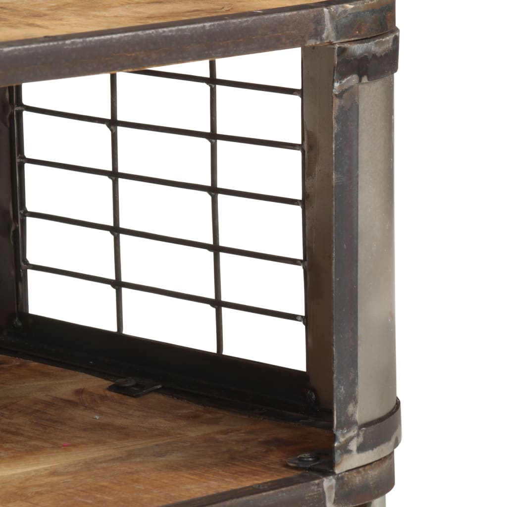 Sohvapöytä 100x50x35 cm täysi mangopuu - Sisustajankoti.fi