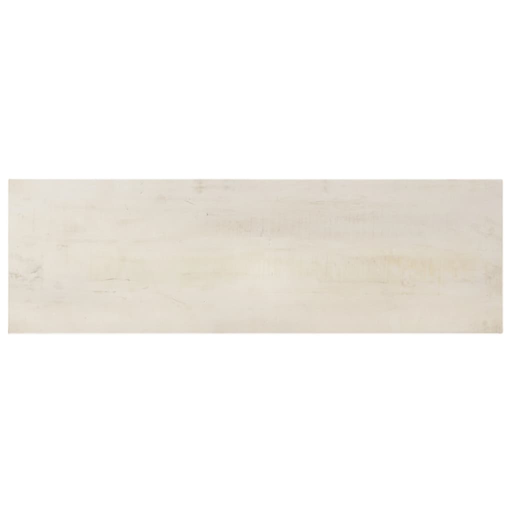 Konsolipöytä valkoinen 115x35x77 cm karkea mangopuu - Sisustajankoti.fi