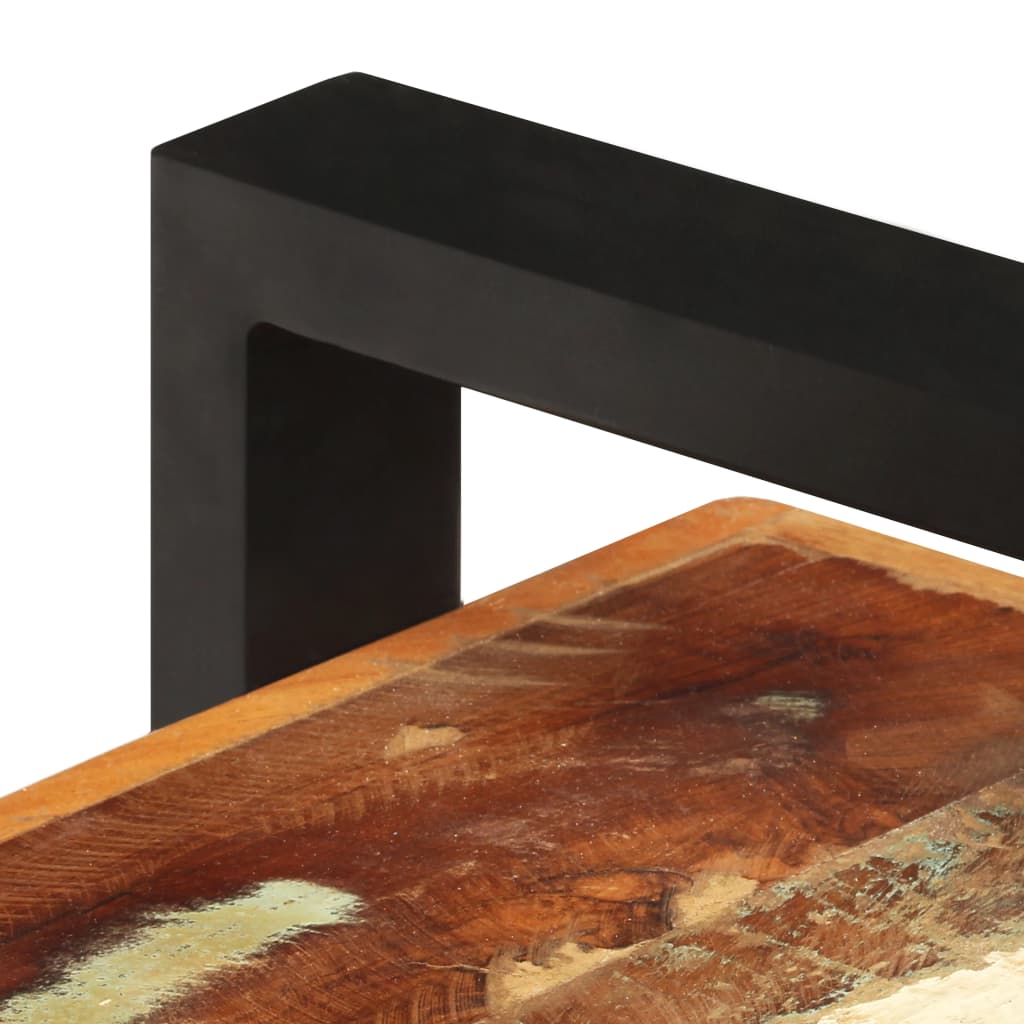 Senkki 3 hyllyllä 120x40x75 cm kierrätetty täyspuu - Sisustajankoti.fi