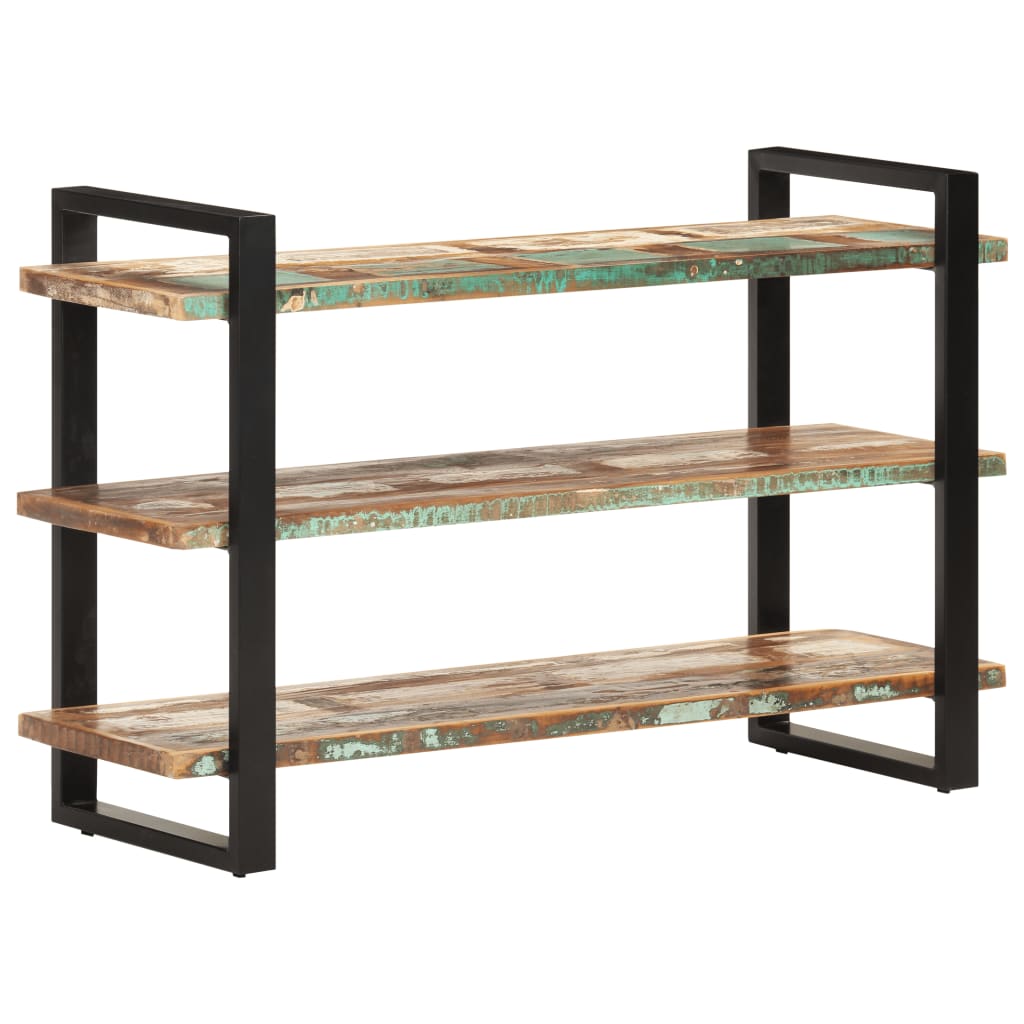 Senkki 3 hyllyllä 120x40x75 cm kierrätetty täyspuu - Sisustajankoti.fi