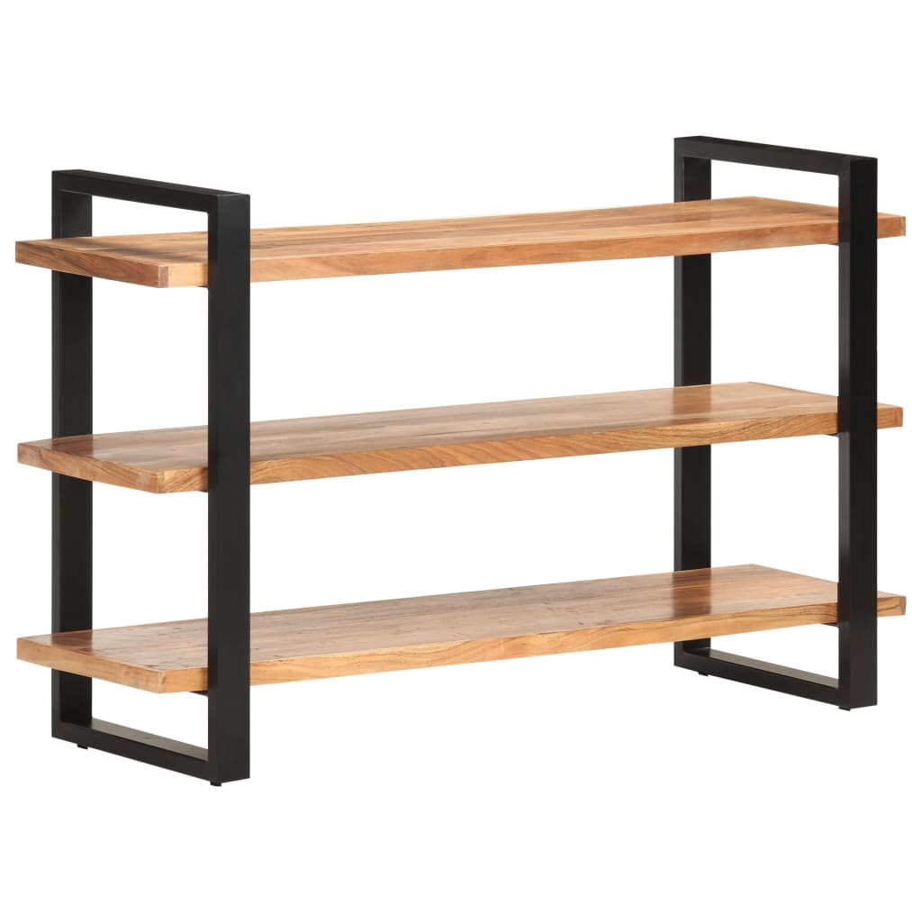 Senkki 3 hyllyllä 120x40x75 cm täysi akaasiapuu - Sisustajankoti.fi
