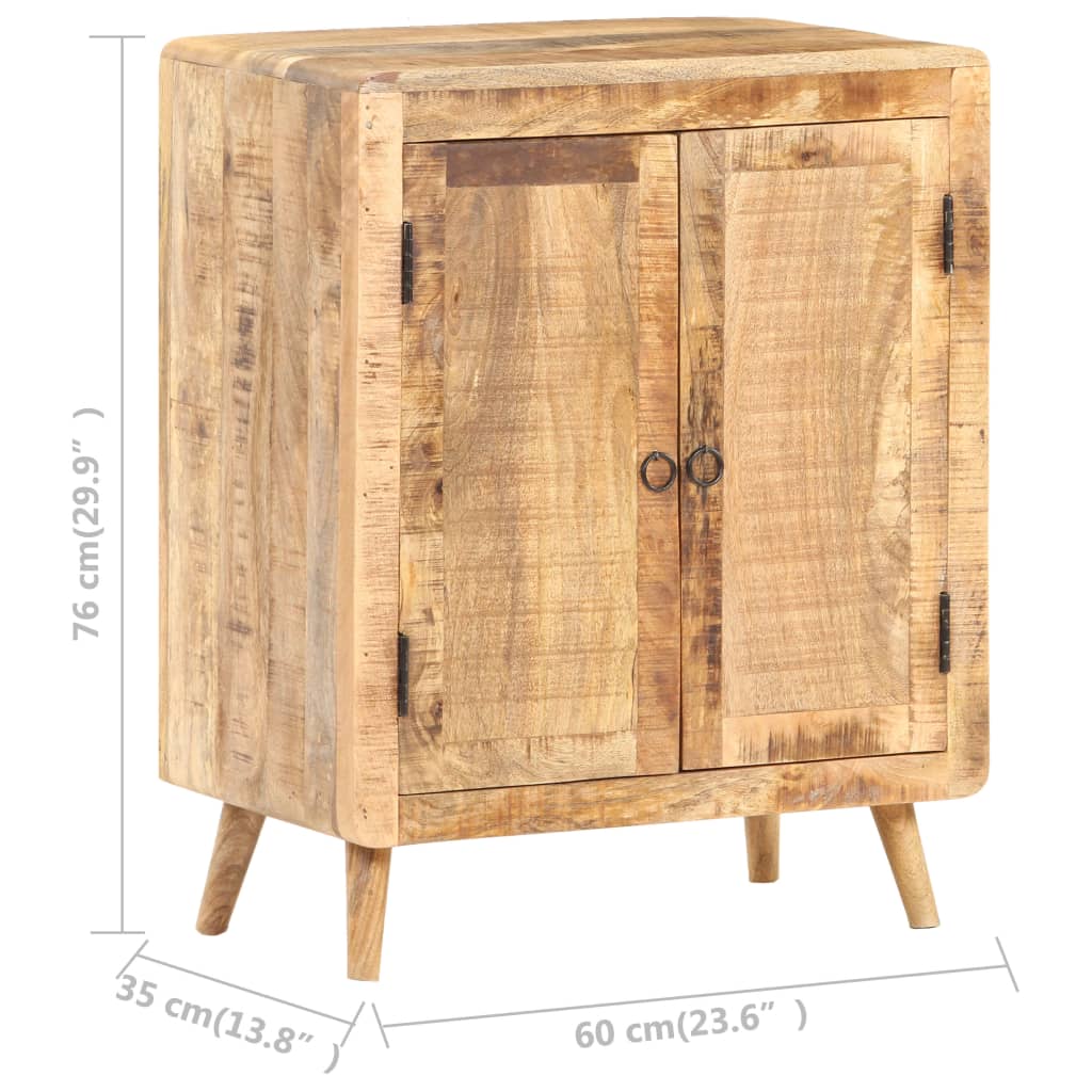 Senkki 60x35x76 cm karkea mangopuu - Sisustajankoti.fi