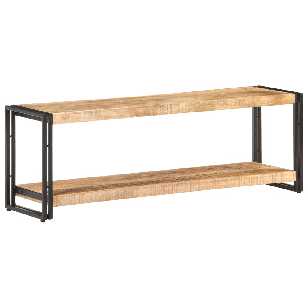 TV-taso 120x30x40 cm karkea mangopuu - Sisustajankoti.fi