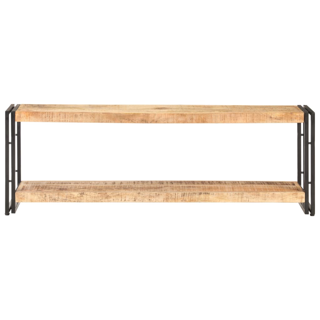 TV-taso 120x30x40 cm karkea mangopuu - Sisustajankoti.fi