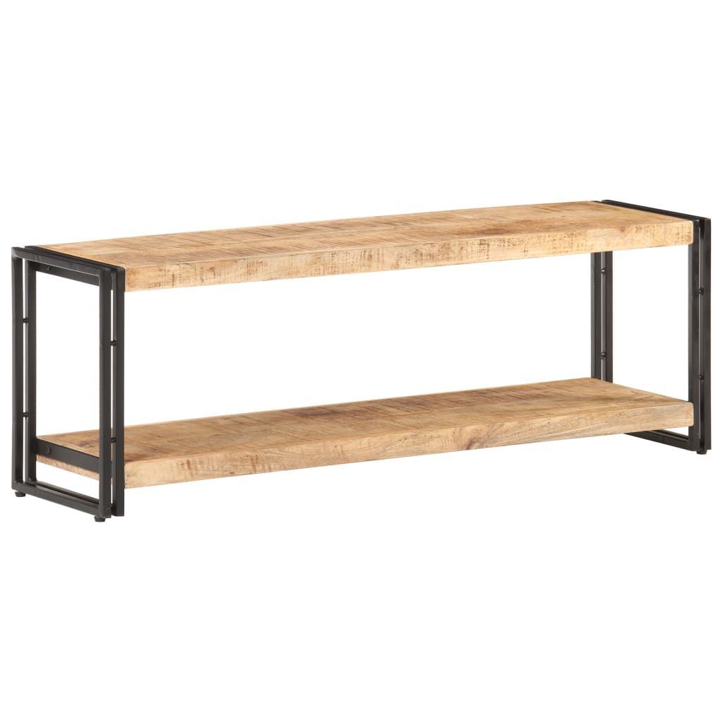 TV-taso 120x30x40 cm karkea mangopuu - Sisustajankoti.fi