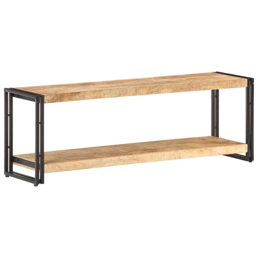 TV-taso 120x30x40 cm karkea mangopuu - Sisustajankoti.fi