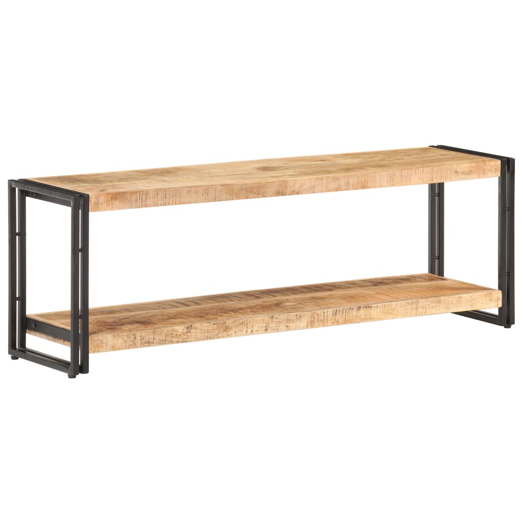 TV-taso 120x30x40 cm karkea mangopuu - Sisustajankoti.fi