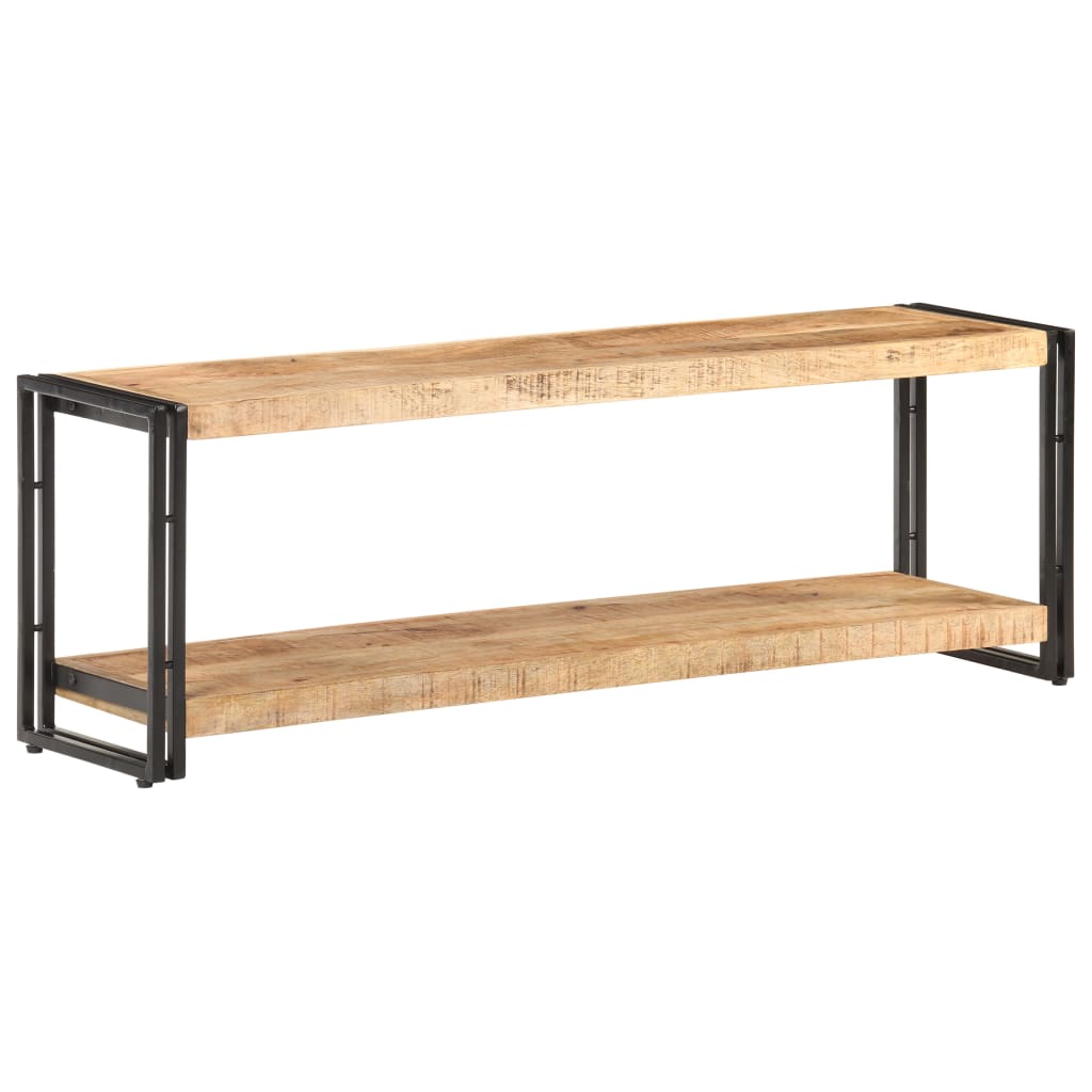 TV-taso 120x30x40 cm karkea mangopuu - Sisustajankoti.fi
