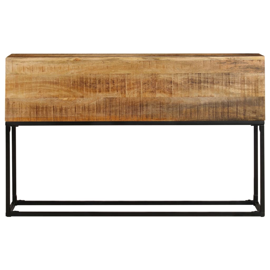 Konsolipöytä 120x30x75 cm karkea mangopuu - Sisustajankoti.fi
