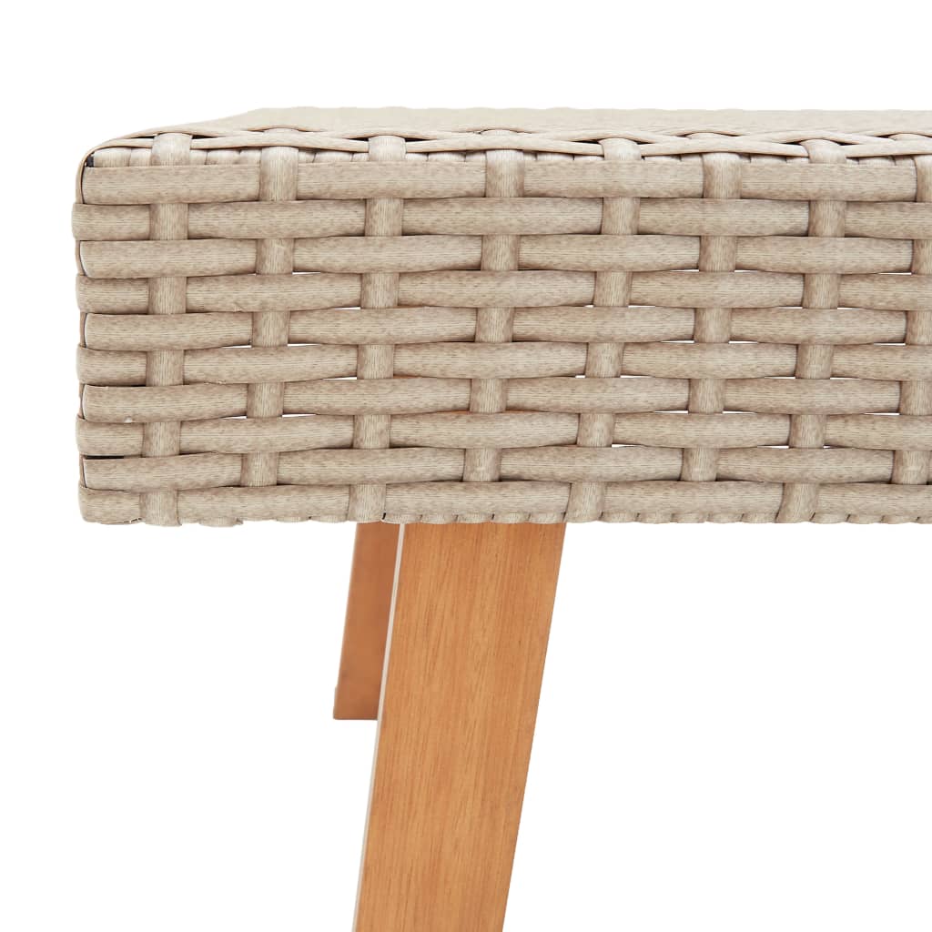 3-osainen Puutarhasohvasarja tyynyillä polyrottinki beige - Sisustajankoti.fi