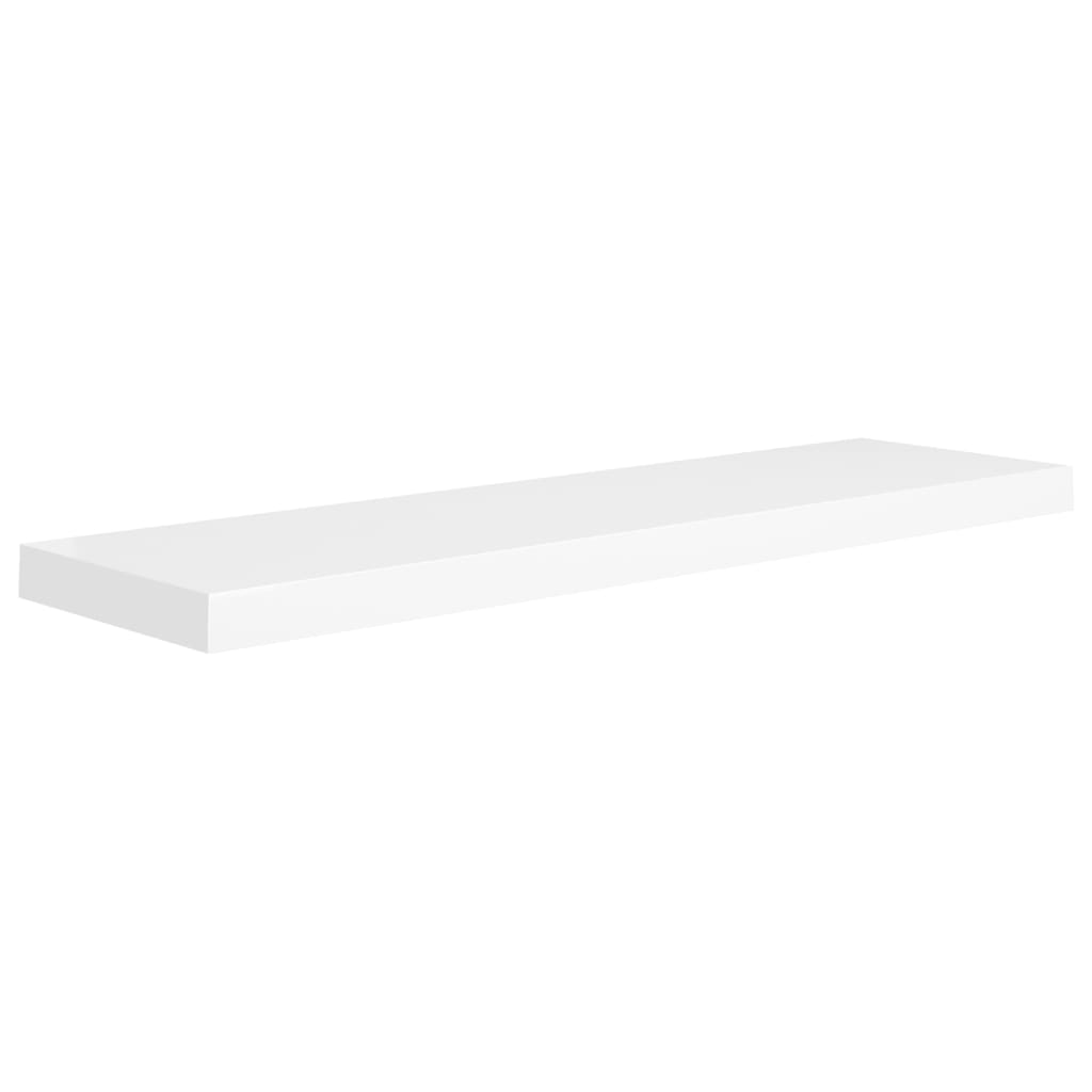 Kelluvat seinähyllyt 2kpl valkoinen 90x23,5x3,8 cm MDF - Sisustajankoti.fi