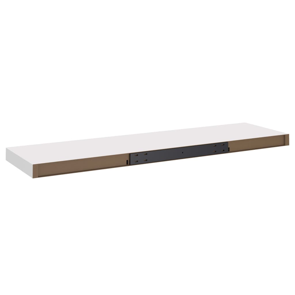 Kelluvat seinähyllyt 2kpl valkoinen 90x23,5x3,8 cm MDF - Sisustajankoti.fi