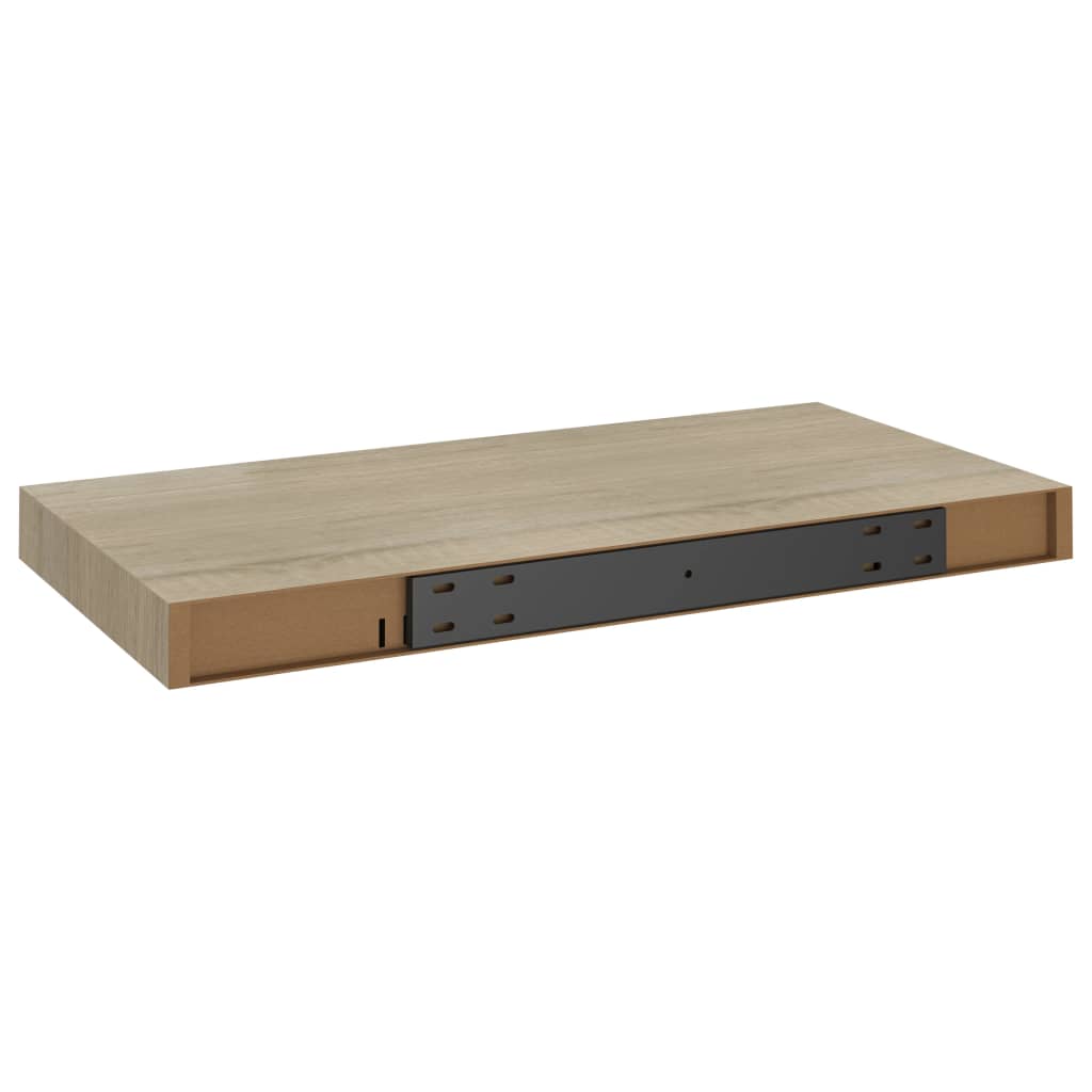 Kelluva seinähylly tammi 50x23x3,8 cm MDF - Sisustajankoti.fi