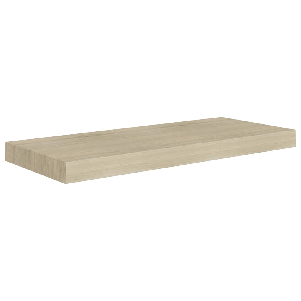 Kelluva seinähylly tammi 60x23,5x3,8 cm MDF - Sisustajankoti.fi