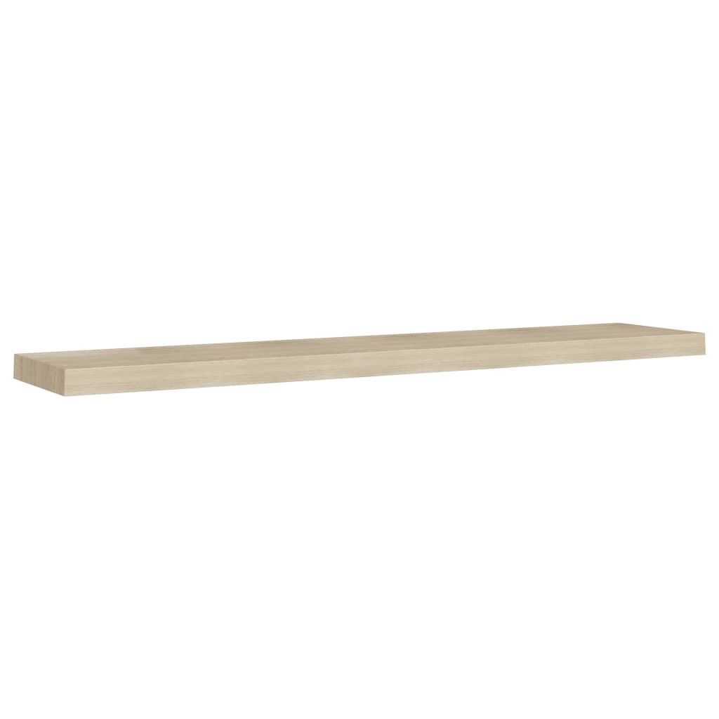 Kelluva seinähylly tammi 120x23,5x3,8 cm MDF - Sisustajankoti.fi