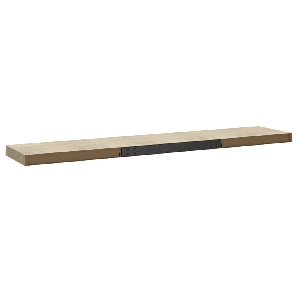 Kelluva seinähylly tammi 120x23,5x3,8 cm MDF - Sisustajankoti.fi