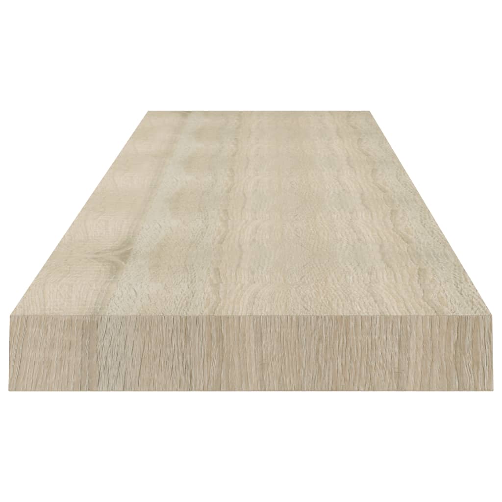 Kelluvat seinähyllyt 4 kpl tammi 120x23,5x3,8 cm MDF - Sisustajankoti.fi
