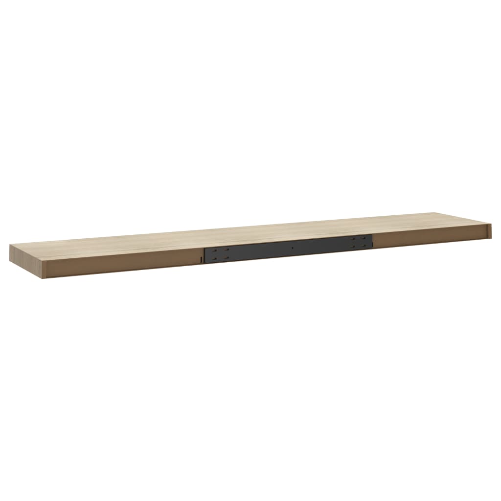 Kelluvat seinähyllyt 4 kpl tammi 120x23,5x3,8 cm MDF - Sisustajankoti.fi