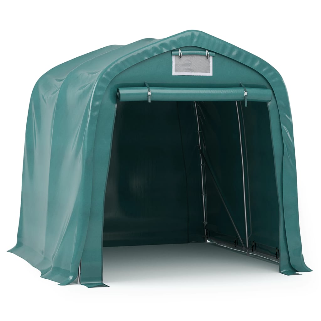 Autotalliteltta PVC 2,4x2,4 m vihreä - Sisustajankoti.fi