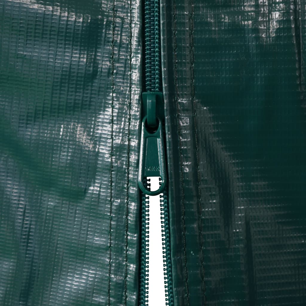 Autotalliteltta PVC 2,4x2,4 m vihreä - Sisustajankoti.fi