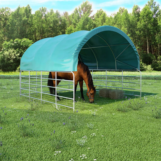 Karjateltta PVC 3,7x3,7 m vihreä - Sisustajankoti.fi