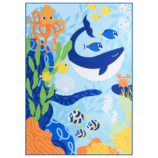 Painatettu matto monivärinen 160x230 cm kangas - Sisustajankoti.fi