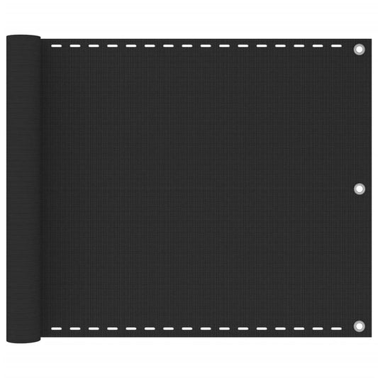Parvekkeen suoja HDPE 75x500 cm antrasiitti - Sisustajankoti.fi