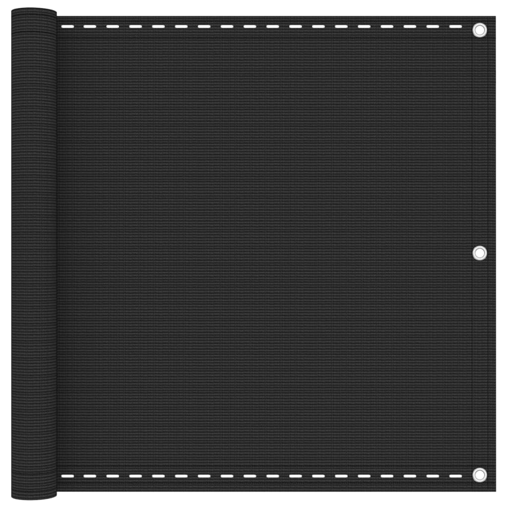 Parvekkeen suoja antrasiitti 90x300 cm HDPE - Sisustajankoti.fi