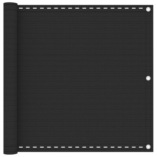 Parvekkeen suoja antrasiitti 90x300 cm HDPE - Sisustajankoti.fi