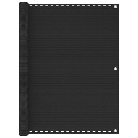 Parvekkeen suoja antrasiitti 120x400 cm HDPE - Sisustajankoti.fi