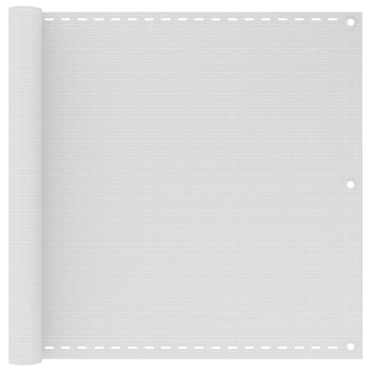 Parvekkeen suoja valkoinen 90x300 cm HDPE - Sisustajankoti.fi