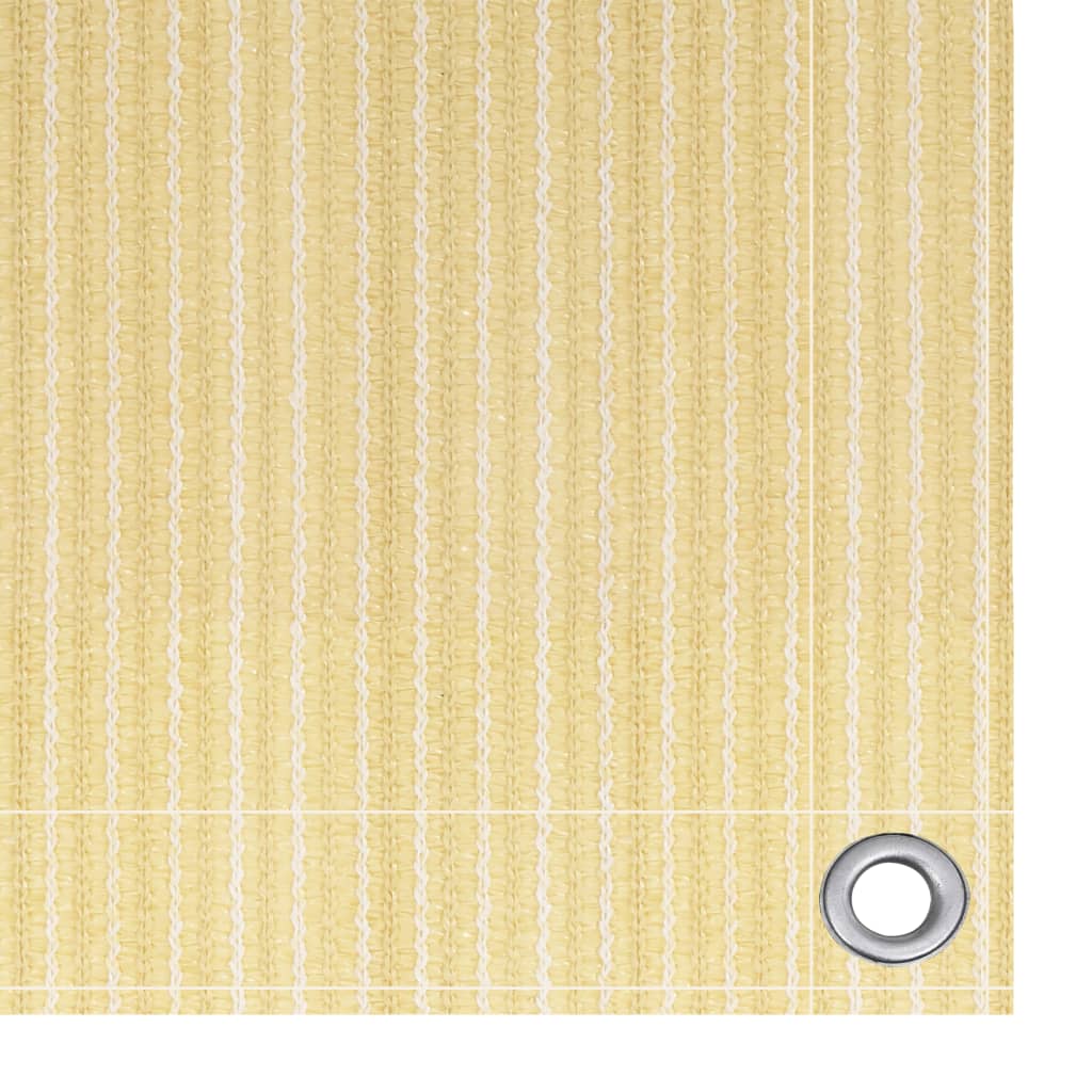 Parvekkeen suoja beige 120x400 cm HDPE - Sisustajankoti.fi