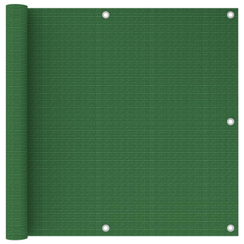 Parvekkeen suoja vaaleanvihreä 90x400 cm HDPE - Sisustajankoti.fi