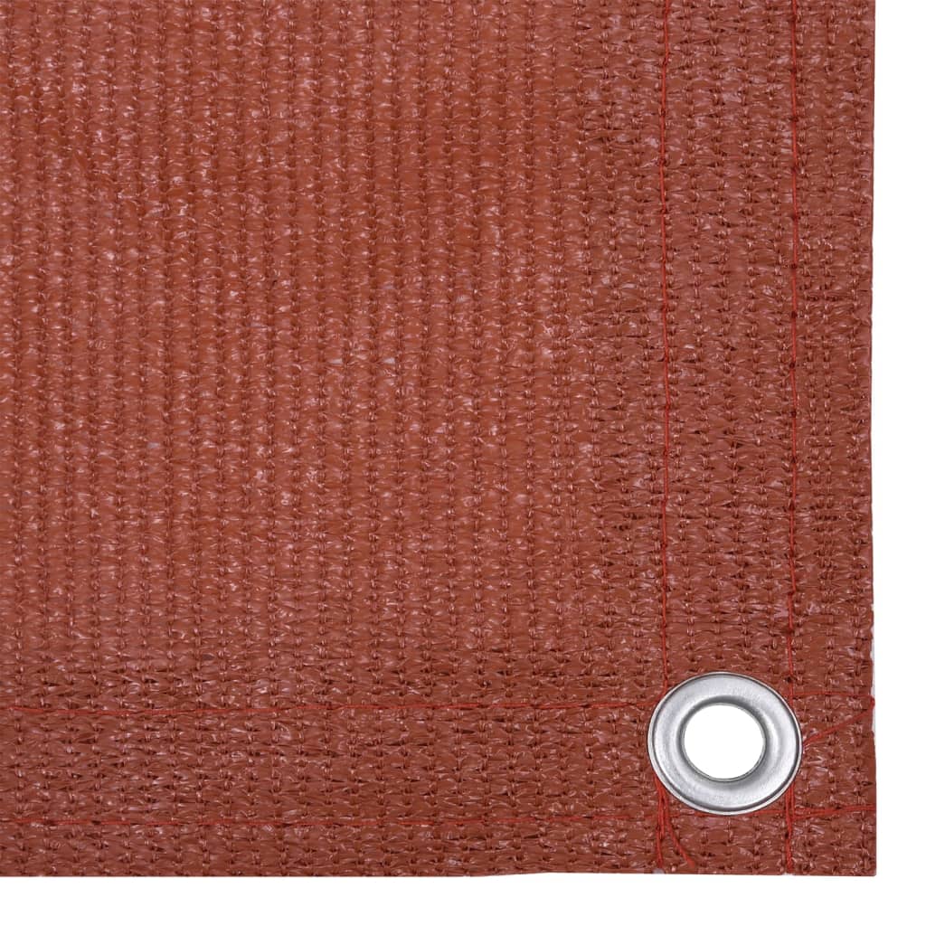 Parvekkeen suoja terrakotta 120x600 cm HDPE - Sisustajankoti.fi