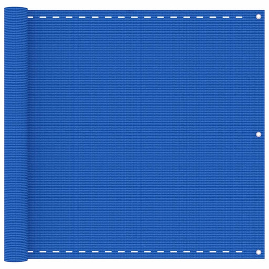Parvekkeen suoja sininen 90x600 cm HDPE - Sisustajankoti.fi