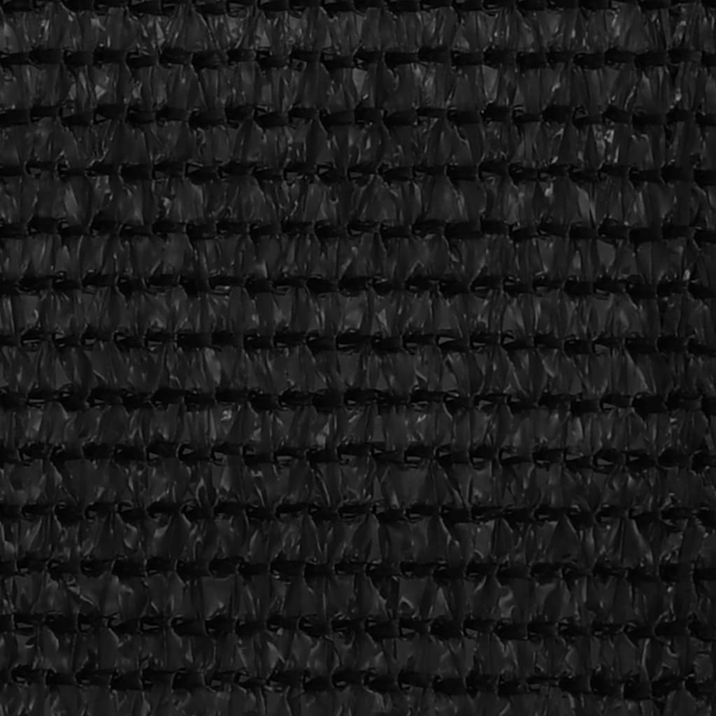 Parvekkeen suoja musta 120x300 cm HDPE - Sisustajankoti.fi