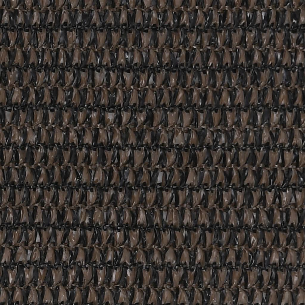 Parvekkeen suoja ruskea 90x400 cm HDPE - Sisustajankoti.fi